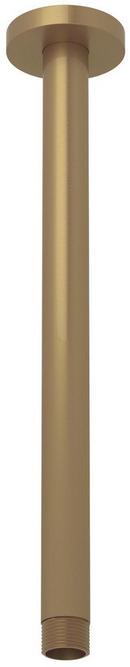 1/2 x 12 in. MNPT Brass Shower Arm in French Brass