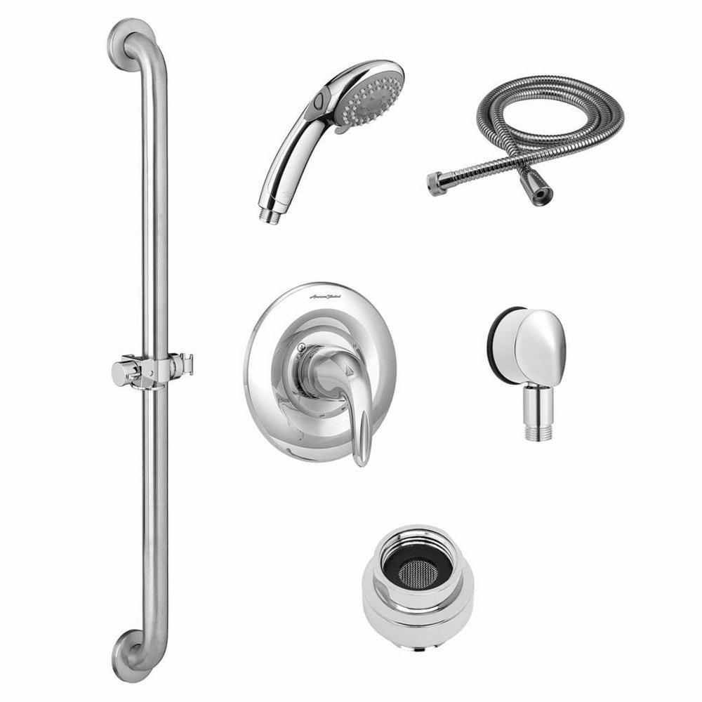 American Standard Unfinished Single Handle Multi Function Shower System 