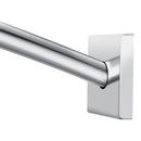60 in. Wall Mount Shower Rod in Polished Chrome