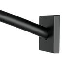 Moen Matte Black 60 in. Wall Mount Shower Rod 