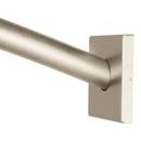 Moen Brushed Nickel 59 in. Wall Mount Curved Shower Rod 
