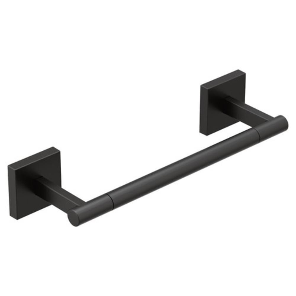 Moen Matte Black 9 in. Towel Bar 