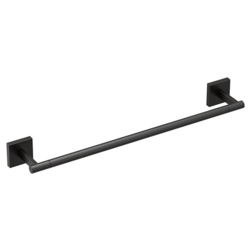 Moen Matte Black 18 in. Towel Bar 
