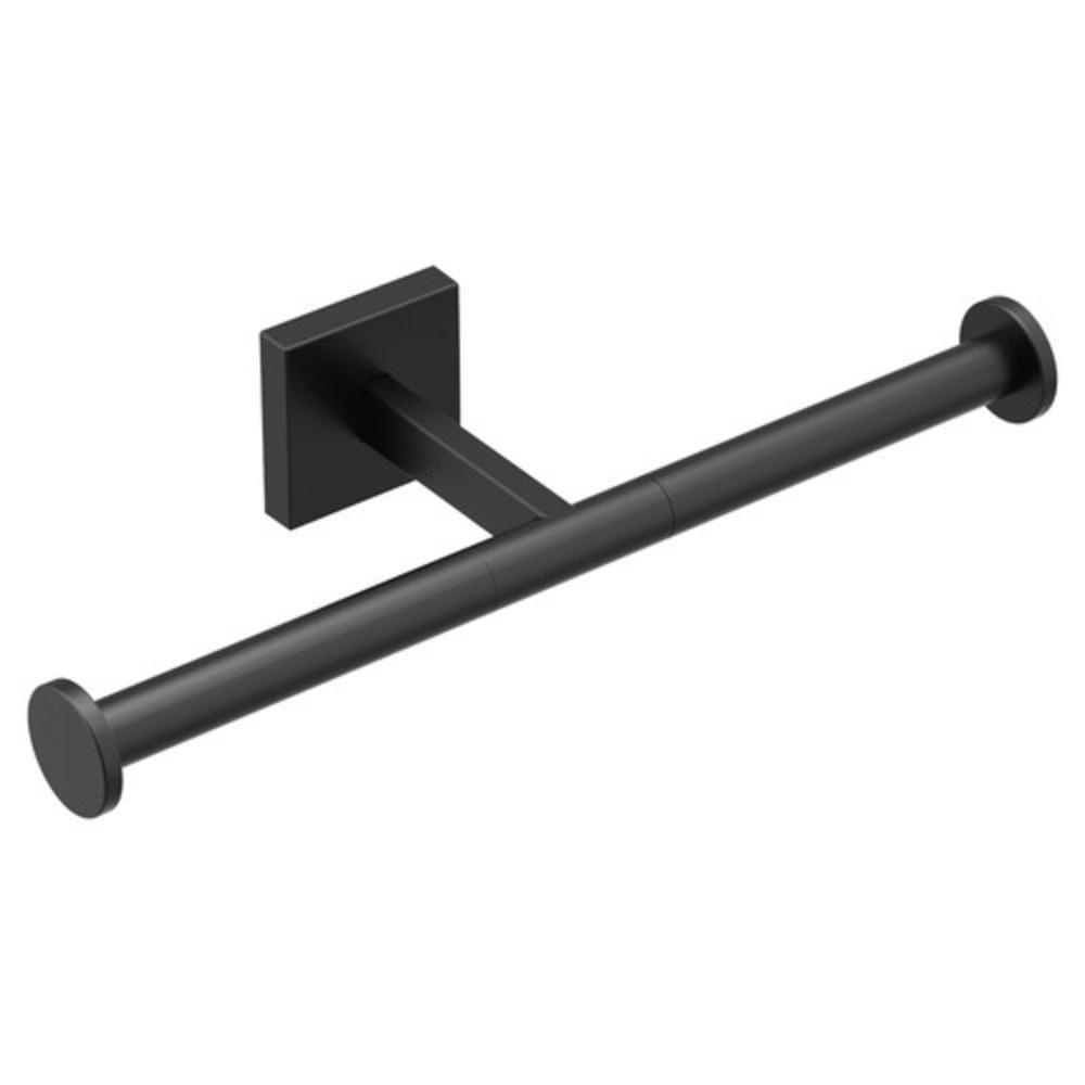 Moen Matte Black Wall Toilet Tissue Holder 