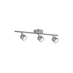 15W 3-Light LED Track Lighting in Brushed Nickel