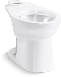 Elongated Toilet Bowl in White
