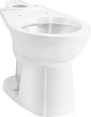 1.28 gpf Round Floor Mount Two Piece Toilet Bowl in White