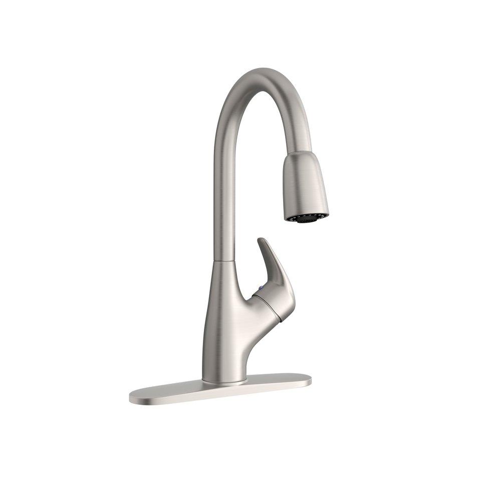 PROFLO&reg; Brushed Nickel ABS Spray Head in Brushed nickel 
