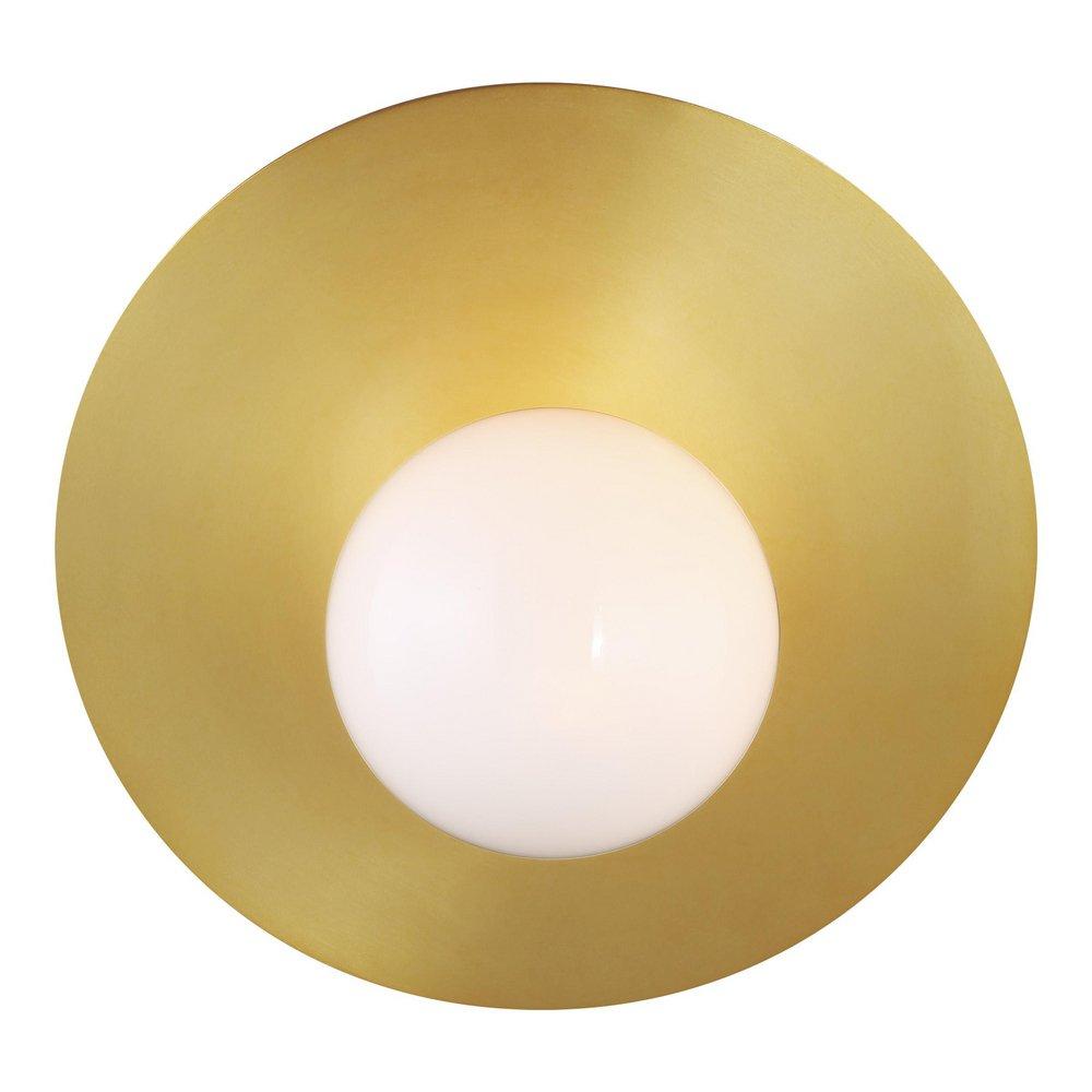 Visual Comfort & Co. Studio Burnished Brass 60W 1-Light Candelabra E-12 Vanity Fixture 