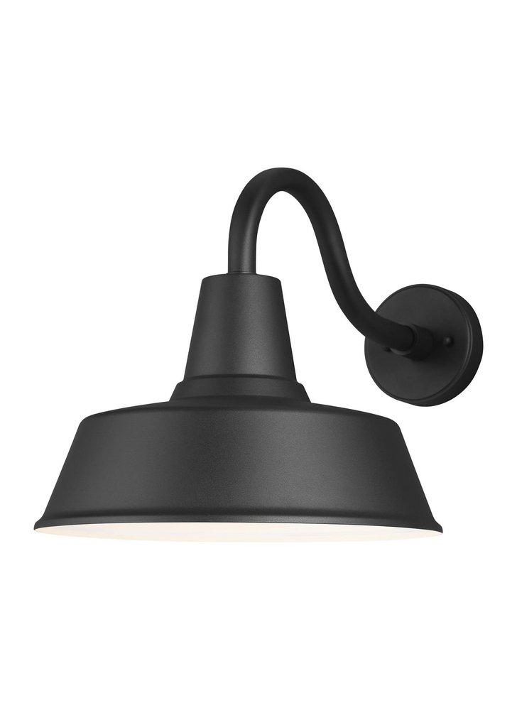 Visual Comfort & Co. Studio Black 75W 1-Light Medium E-26 Incandescent Outdoor Wall Sconce 