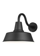 Visual Comfort & Co. Studio Black 75W 1-Light Medium E-26 Incandescent Outdoor Wall Sconce 