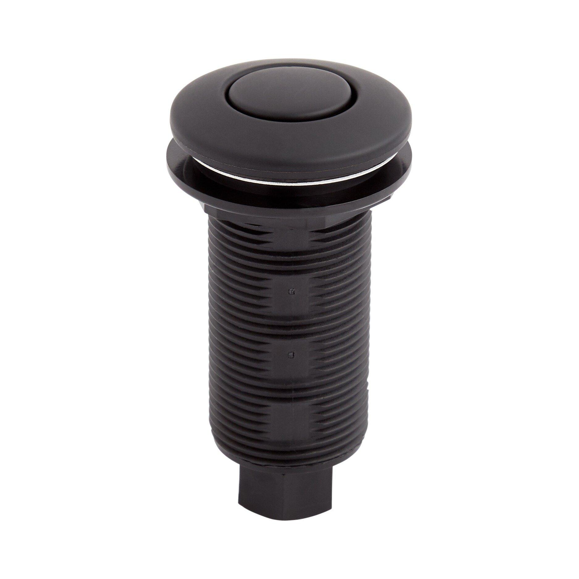 Signature Hardware Matte Black Air Switch Button 