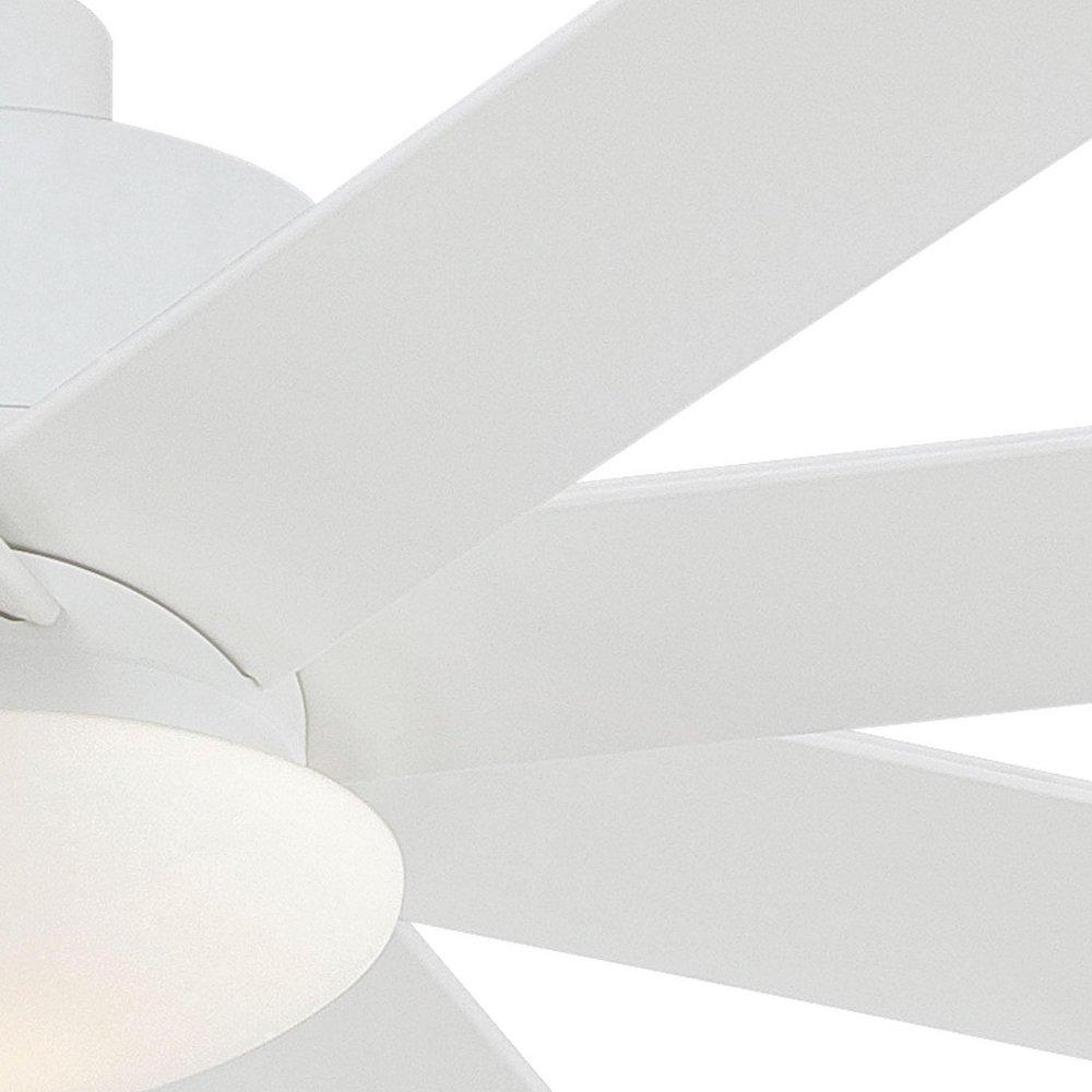 Minka Aire Flat White 65 in. 31W 1-Light LED Ceiling Fan 