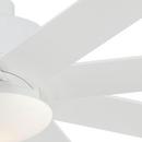 Minka Aire Flat White 65 in. 31W 1-Light LED Ceiling Fan 