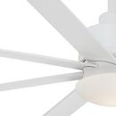 Minka Aire Flat White 65 in. 31W 1-Light LED Ceiling Fan 