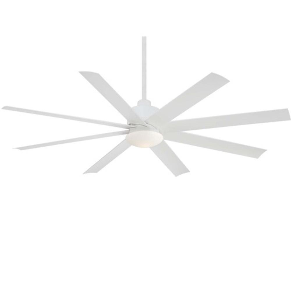 Minka Aire Flat White 65 in. 31W 1-Light LED Ceiling Fan 
