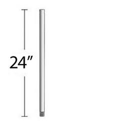 24 in. Extension Rod in Coal