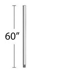 60 in. Ceiling Fan Downrod in Soft Brass