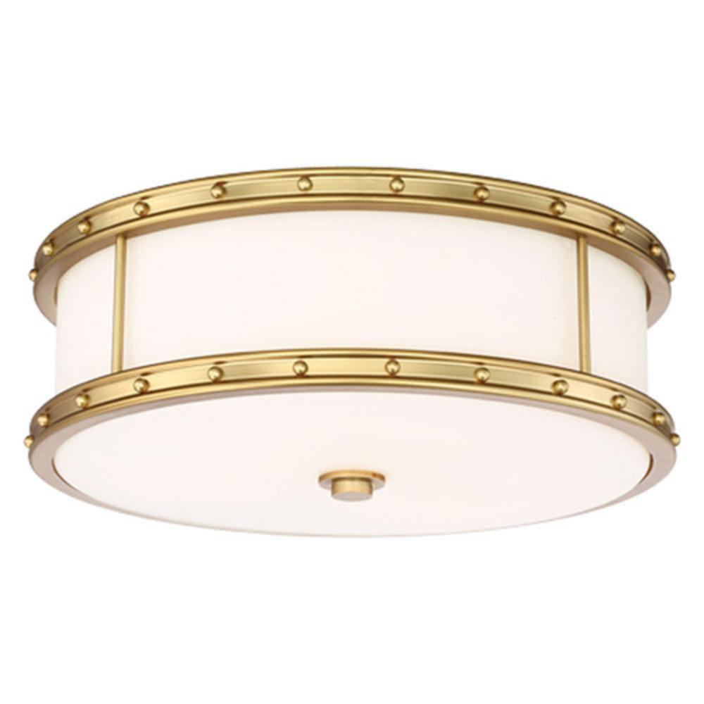 Minka Lavery Liberty Gold 30W 1-Light LED Flush Mount Ceiling Fixture 