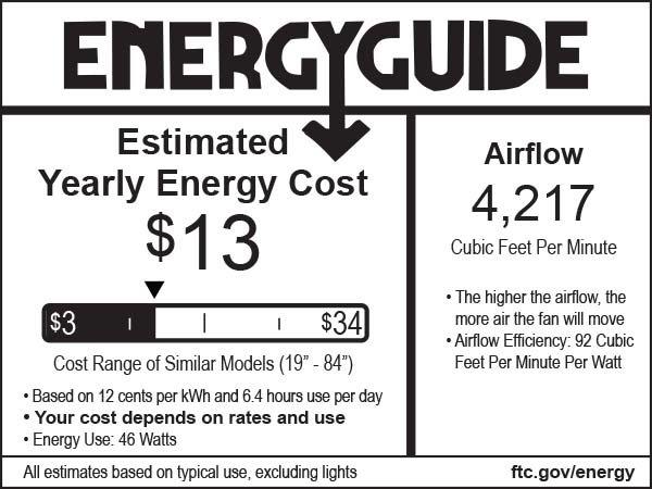 Minka Aire Textured Coal 54 in. 5-Blade Ceiling Fan 