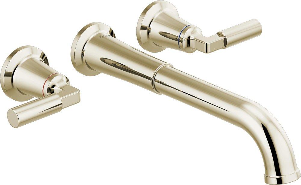 Delta Faucet Polished Nickel Two Handle Wall Mount Filler (Trim Only) 