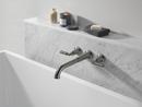 Delta Faucet Black Stainless Two Handle Wall Mount Filler (Trim Only) 
