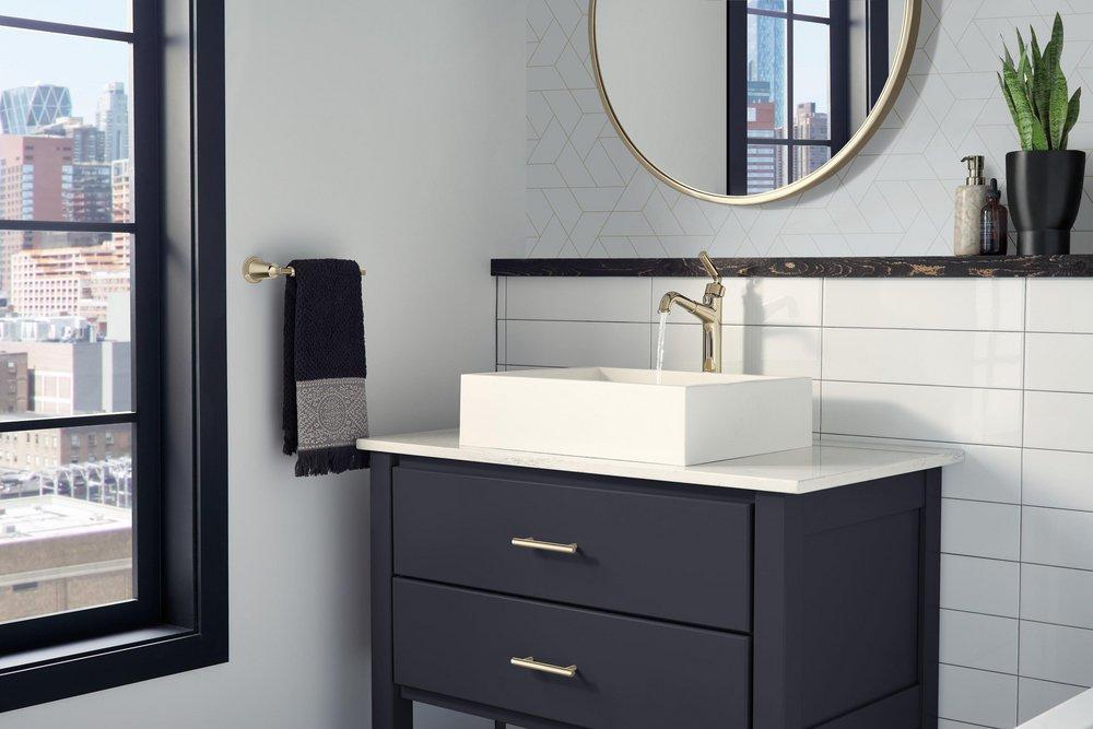 Delta Faucet Polished Nickel 8 in. Towel Bar 