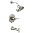 Delta Faucet Brilliance&reg; Stainless Single Handle Multi Function Bathtub & Shower Faucet Trim Only 