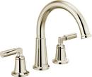 Delta Faucet Polished Nickel Double Lever Handle Roman Tub Faucet 