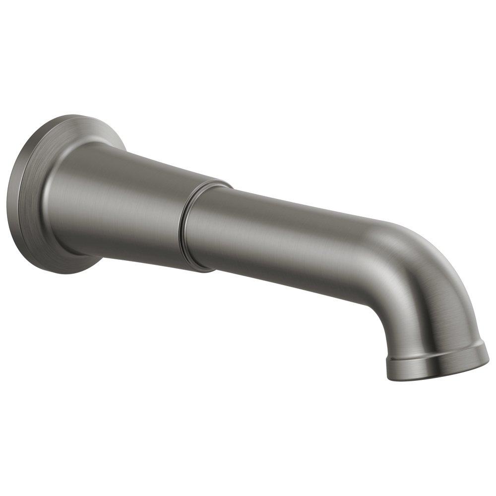 Delta Faucet Black Stainless 10 in. Brass Tub Spout 