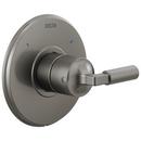 Delta Faucet Black Stainless Single Handle Single Function Shower Faucet Trim Only 