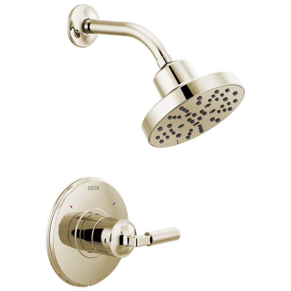 Delta Faucet Polished Nickel Single Handle Multi Function Shower Faucet (Trim Only) 
