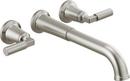 Delta Faucet Brilliance&reg; Stainless Two Handle Wall Mount Filler (Trim Only) 