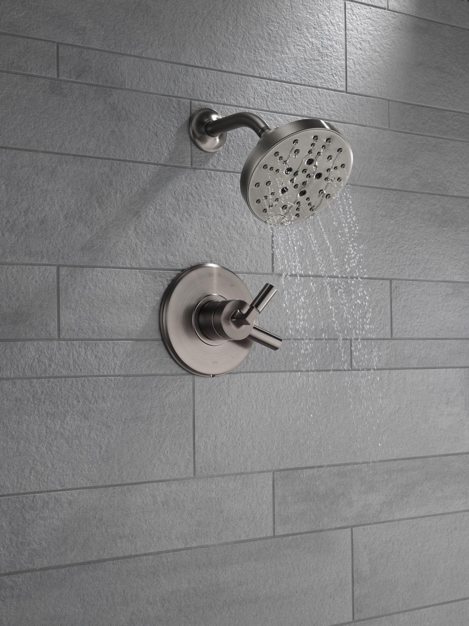 Delta Faucet Polished Nickel Single Handle Multi Function Shower Faucet (Trim Only) 