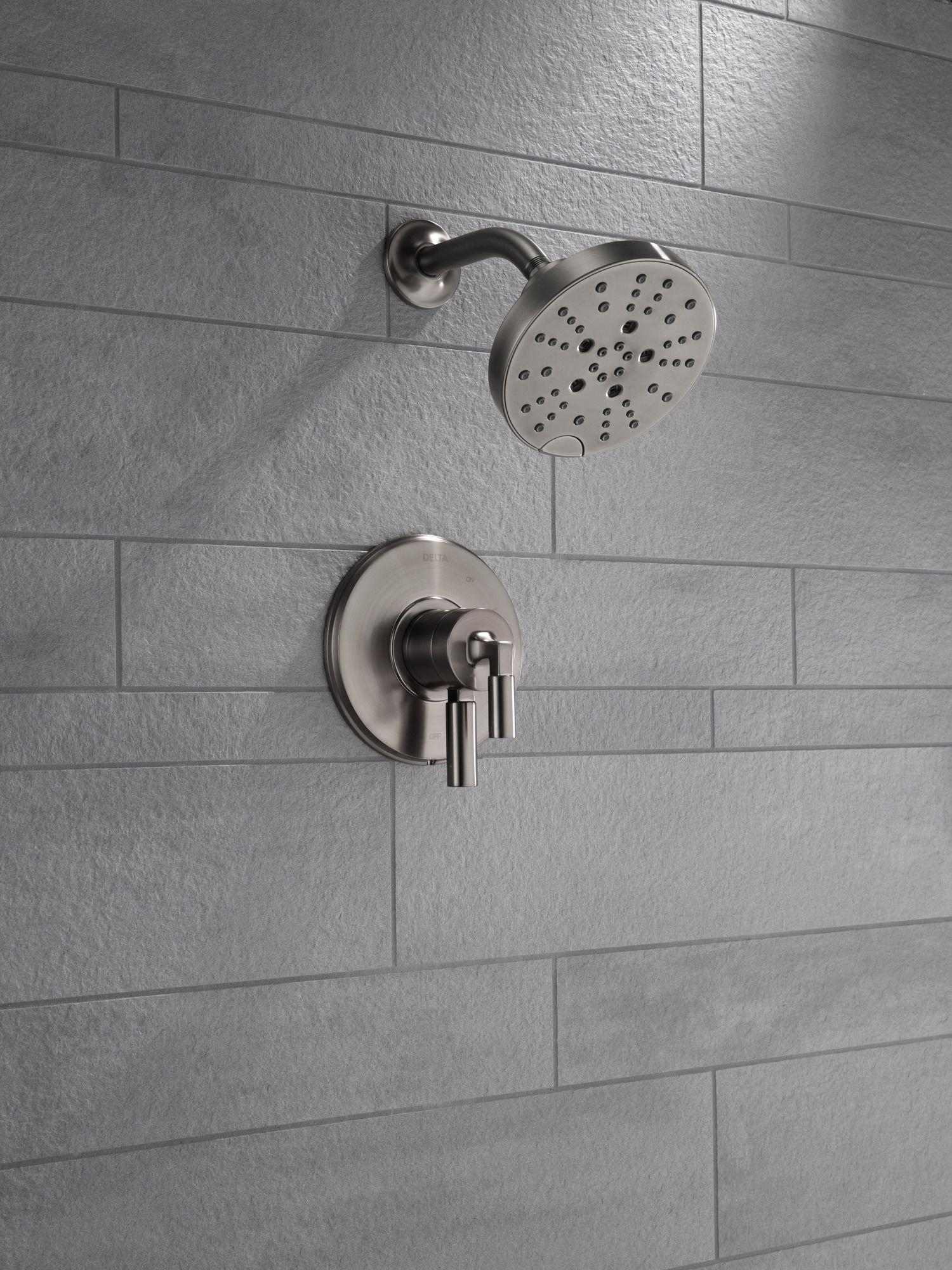 Delta Faucet Polished Nickel Single Handle Multi Function Shower Faucet (Trim Only) 