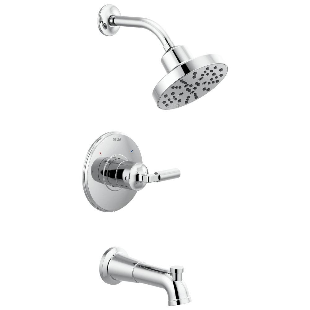Delta Faucet Chrome Single Handle Multi Function Bathtub & Shower Faucet Trim Only 