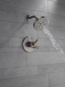 Delta Faucet Brilliance Stainless Single Handle Multi Function Shower Faucet (Trim Only) 