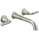 Two Handle Wall Mount Bathroom Sink Faucet in Brilliance® Stainless