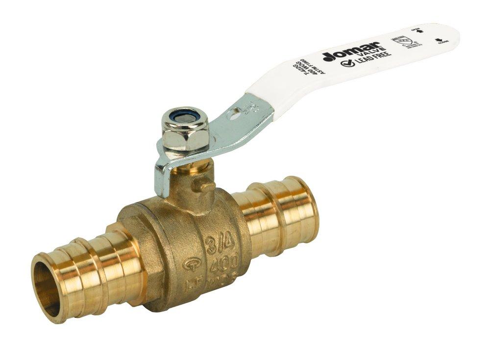 Jomar International Brass Standard Port Male Threaded x PEX Ball Valve 