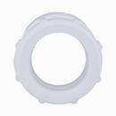 White PVC DWV Female Trap Adapter with Washer & Plastic Nut 