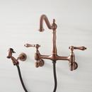 Signature Hardware Oil Rubbed Bronze Bridge Two Handle Kitchen Faucet 