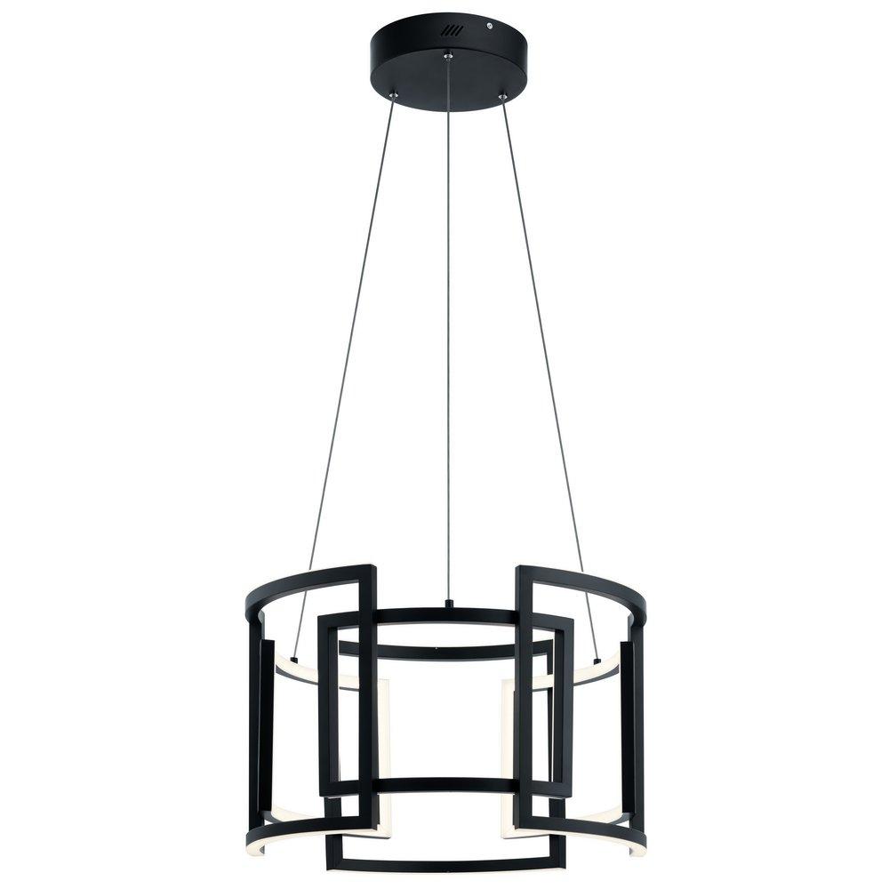 Kichler Lighting Black 9-Light Integrated LED Chandelier 