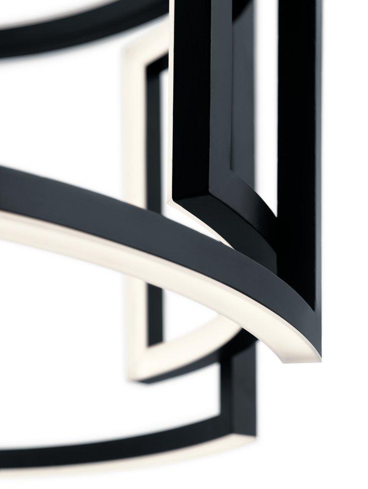 Kichler Lighting Black 9-Light Integrated LED Chandelier 