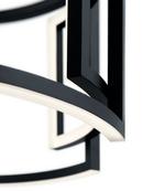Kichler Lighting Black 9-Light Integrated LED Chandelier 
