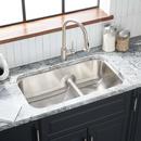 32 x 18-1/2 in. Stainless Steel Double Bowl Undermount Kitchen Sink