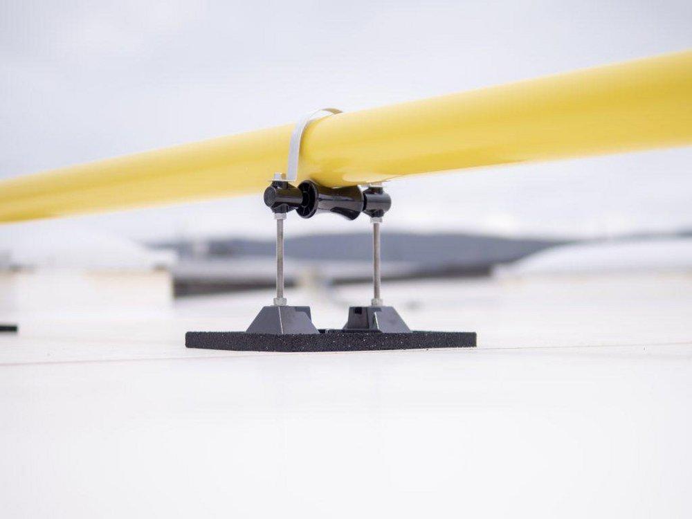 Miro Industries 10 in. Plastic and Stainless Steel Pipe Stand 