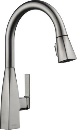 Single Handle Pull Down Kitchen Faucet in Stainless