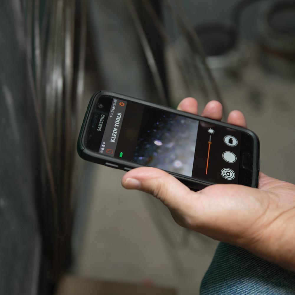 Klein Tools Black Wi-Fi Enabled Borescope 