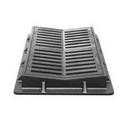 46-1/2 x 29-3/4 x 6-1/2 in. Gray Iron Rectangular Inlet Frame and Grate