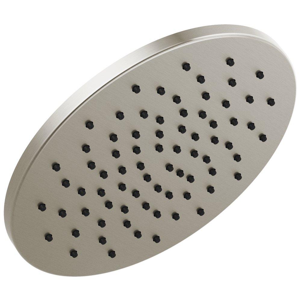 Brizo Brushed Nickel Single Function Soft Rain Spray Showerhead 
